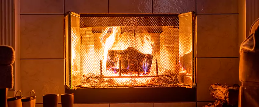 Mendota Hearth Landscape Fireplace Installation in Broomfield, Colorado