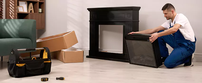 Old Rusted Metal Fireplace Repair And Replacement in Broomfield, CO